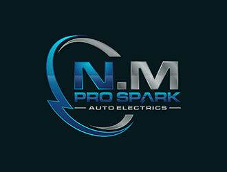 N.M. Pro Spark Auto Electrics logo design by ndaru