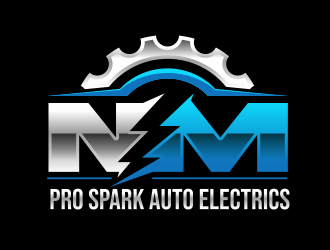 N.M. Pro Spark Auto Electrics logo design by serprimero