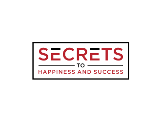 Secrets to happiness and success logo design by johana