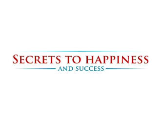 Secrets to happiness and success logo design by restuti