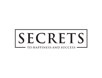 Secrets to happiness and success logo design by superiors