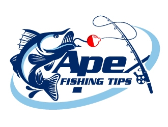 Apex Fishing Tips logo design by dorijo