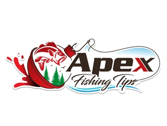 Apex Fishing Tips logo design by DreamLogoDesign