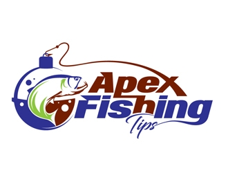 Apex Fishing Tips logo design by DreamLogoDesign