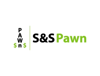 S &amp; S Pawn logo design by karjen