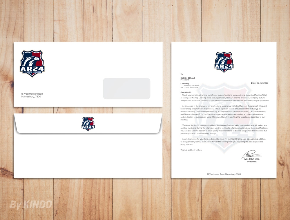 AR24 logo design by Kindo