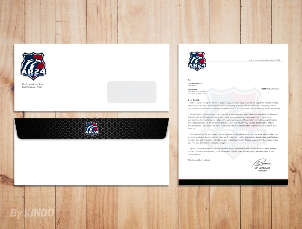 AR24 logo design by Kindo