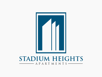 Stadium Heights Apartments logo design by berkahnenen