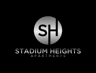 Stadium Heights Apartments logo design by careem