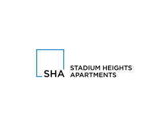 Stadium Heights Apartments logo design by clayjensen