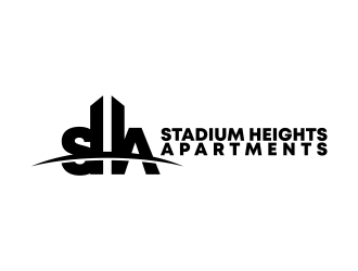 Stadium Heights Apartments logo design by ekitessar