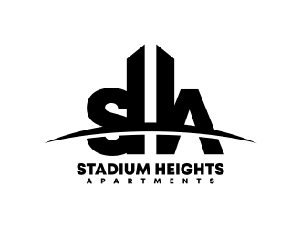 Stadium Heights Apartments logo design by ekitessar