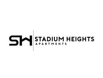 Stadium Heights Apartments logo design by serprimero