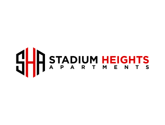 Stadium Heights Apartments logo design by maseru