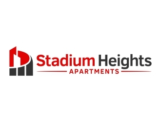 Stadium Heights Apartments logo design by FriZign