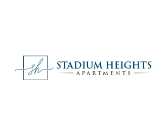 Stadium Heights Apartments logo design by MarkindDesign