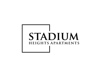 Stadium Heights Apartments logo design by ubai popi