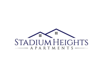 Stadium Heights Apartments logo design by jaize