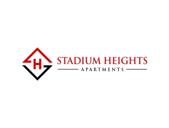 Stadium Heights Apartments logo design by excelentlogo