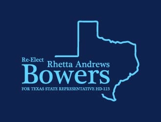 Re-Elect Rhetta Andrews Bowers For Texas State Representative HD-113 logo design by maserik