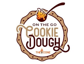 On The Go Cookie Dough logo design by Conception