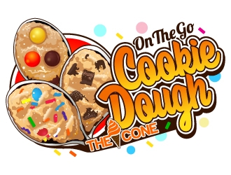 On The Go Cookie Dough logo design by Suvendu