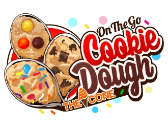 On The Go Cookie Dough logo design by Suvendu
