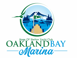 Oakland Bay Marina, owned by Shelton Yacht Club logo design by cgage20