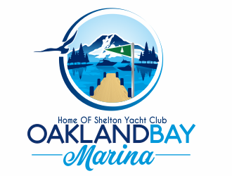 Oakland Bay Marina, owned by Shelton Yacht Club logo design by cgage20
