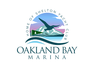 Oakland Bay Marina, owned by Shelton Yacht Club logo design by kunejo