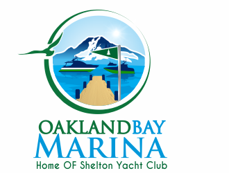 Oakland Bay Marina, owned by Shelton Yacht Club logo design by cgage20