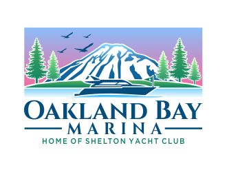Oakland Bay Marina, owned by Shelton Yacht Club logo design by jm77788