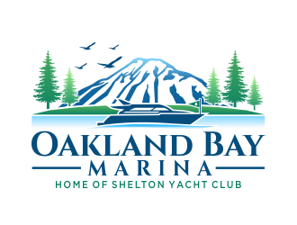 Oakland Bay Marina, owned by Shelton Yacht Club logo design by jm77788