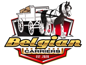 Belgian Carriers logo design by Suvendu