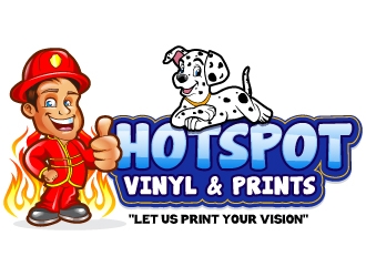 Hotspot Vinyl & Prints                   logo design by uttam