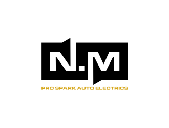N.M. Pro Spark Auto Electrics logo design by asyqh