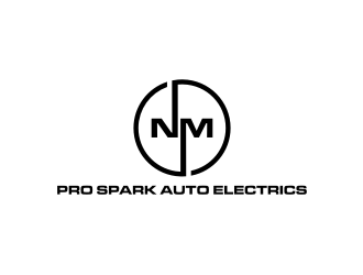 N.M. Pro Spark Auto Electrics logo design by asyqh