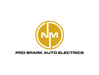 N.M. Pro Spark Auto Electrics logo design by asyqh