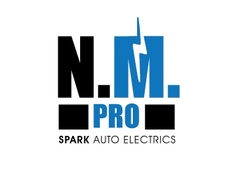 N.M. Pro Spark Auto Electrics logo design by REDCROW