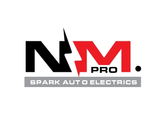 N.M. Pro Spark Auto Electrics logo design by REDCROW