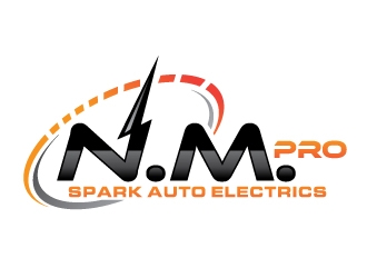 N.M. Pro Spark Auto Electrics logo design by REDCROW