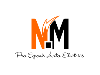 N.M. Pro Spark Auto Electrics logo design by Gwerth
