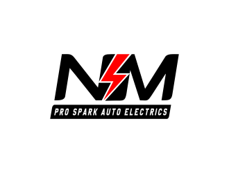 N.M. Pro Spark Auto Electrics logo design by pakderisher