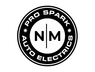 N.M. Pro Spark Auto Electrics logo design by Girly