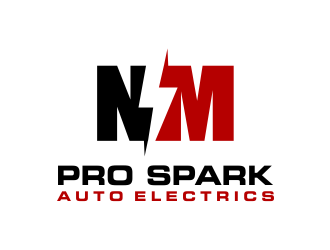 N.M. Pro Spark Auto Electrics logo design by Girly