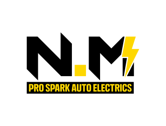 N.M. Pro Spark Auto Electrics logo design by done