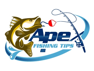 Apex Fishing Tips logo design by dorijo