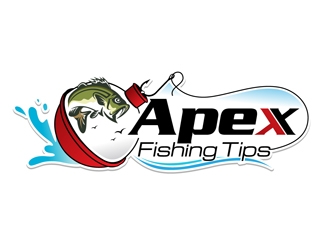 Apex Fishing Tips logo design by DreamLogoDesign