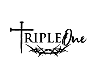 Triple One  logo design by AamirKhan