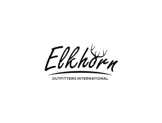 ELKHORN OUTFITTERS INTERNATIONAL logo design by Nurmalia
